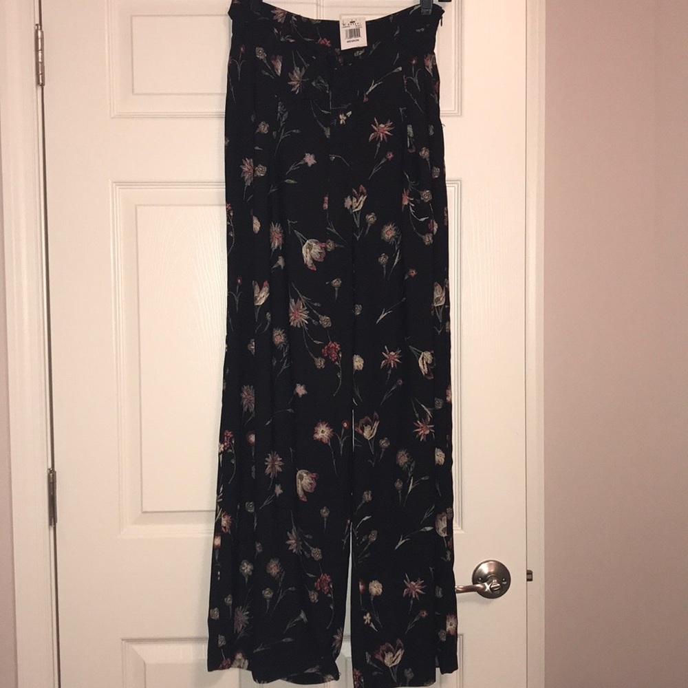 Lost + Wander Floral Wide Leg Pants